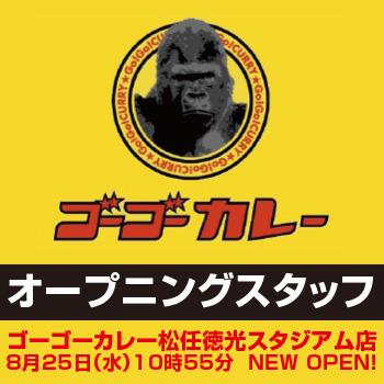 【ゴーゴーカレー松任徳光スタジアム店】ホールスタッフ／株式会社グレースカンパニー